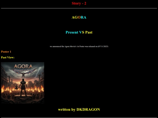 Indhtml/Story /Agora posters screenshot