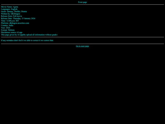 Indhtml/Story /agora front  screenshot