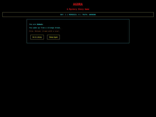 Indhtml/Story /agora game  screenshot