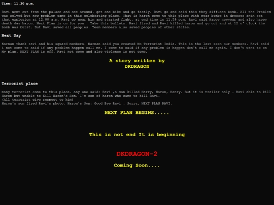Indhtml/Story /story 1.7 screenshot