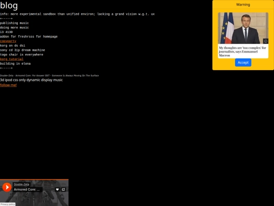 blog screenshot