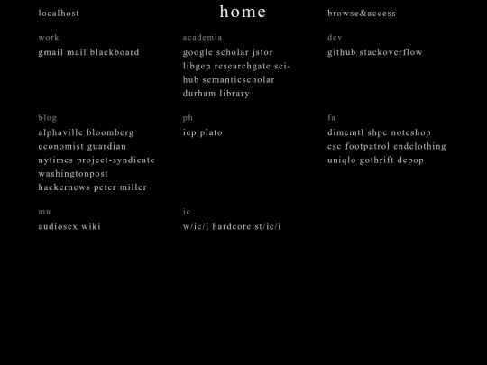 bookmarks screenshot
