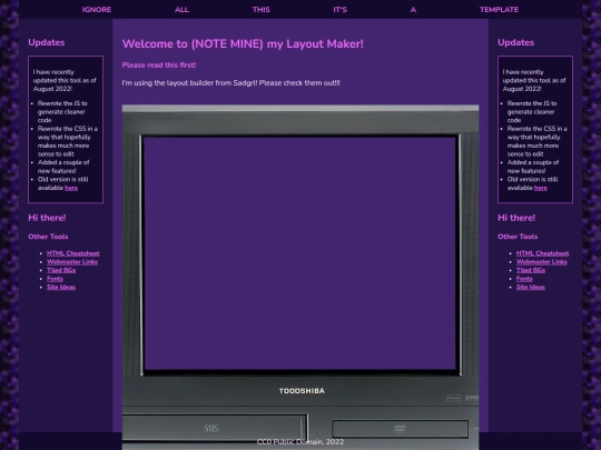 testTemplate screenshot