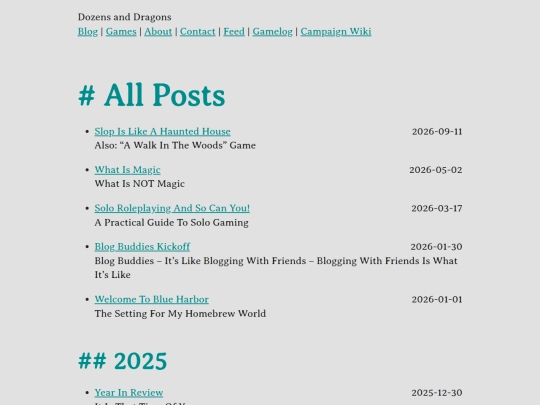 list screenshot