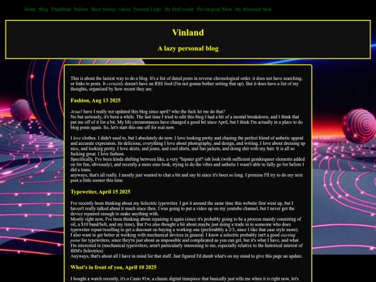 blog screenshot