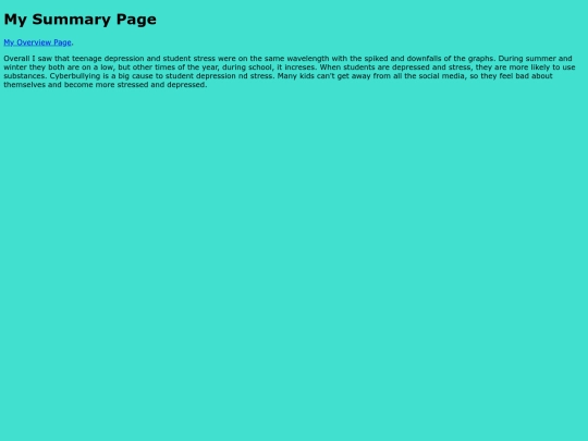 summary screenshot