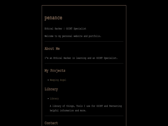 index screenshot