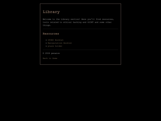 library screenshot