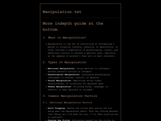 manipulation screenshot