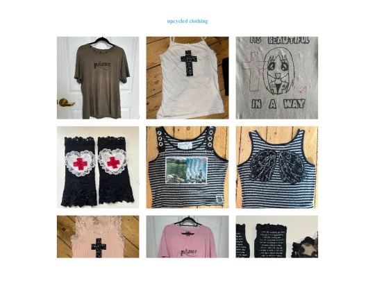 upcycledclothing screenshot