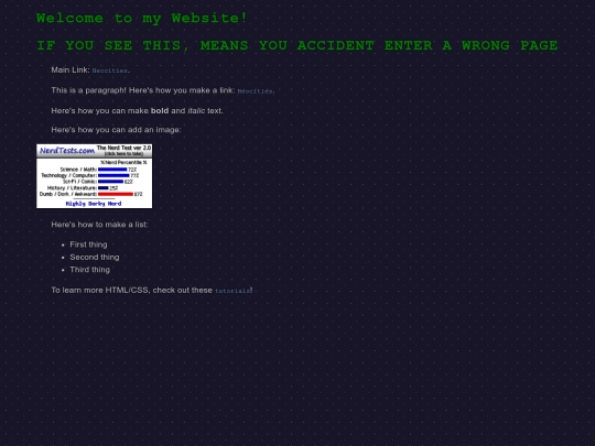 nerdtests screenshot