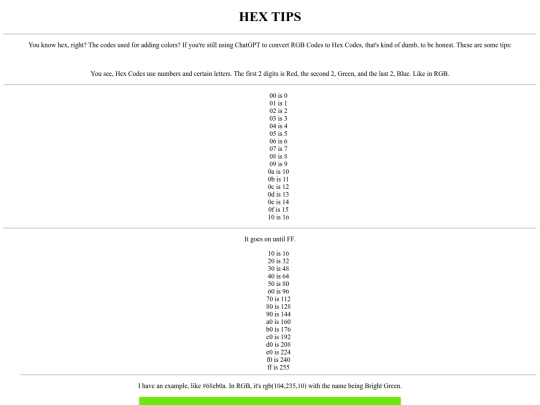 hex-tips screenshot