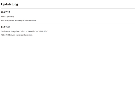 home/upd-log screenshot