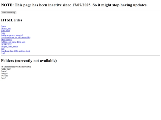 index screenshot