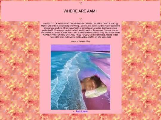 blogs/WHEREAREAAMIblog screenshot