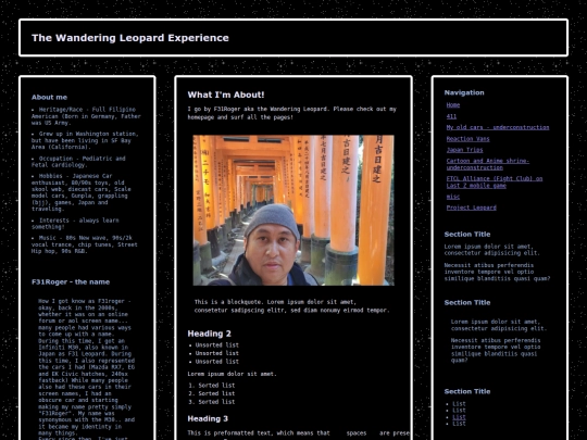 aboutme screenshot