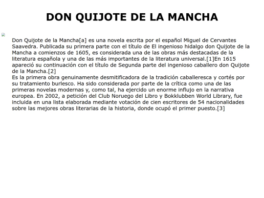 ej/quijote3 screenshot