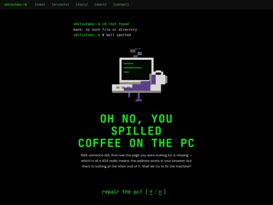 not_found screenshot