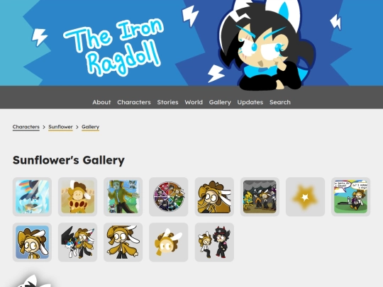 characters/sunflower/gallery screenshot
