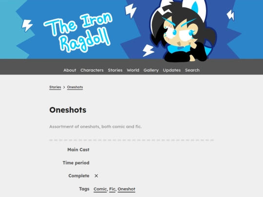 stories/oneshots screenshot