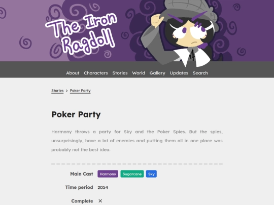 stories/poker-party screenshot