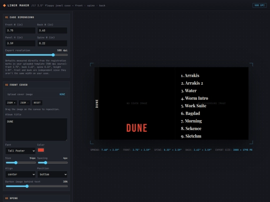 albummaker/jewel-case-maker(1) screenshot