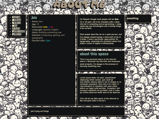 subpages/aboutme/aboutme screenshot
