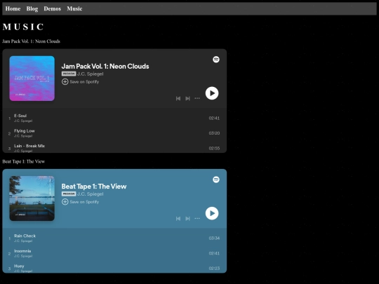 music screenshot