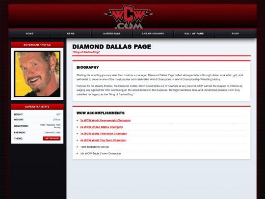 diamonddallaspage screenshot