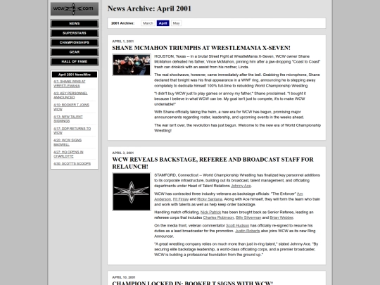 news2001april screenshot