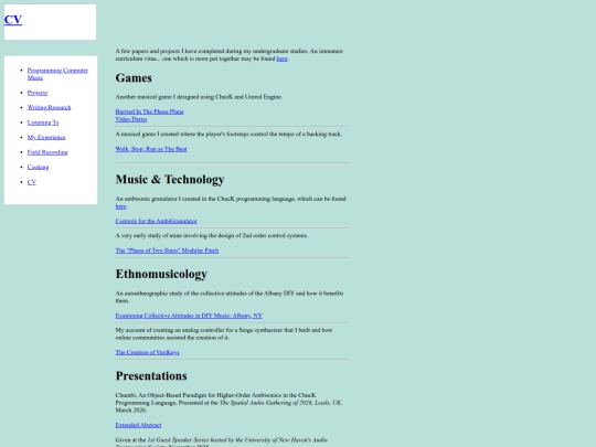 cv screenshot