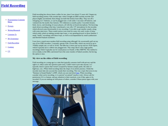 fieldrec screenshot