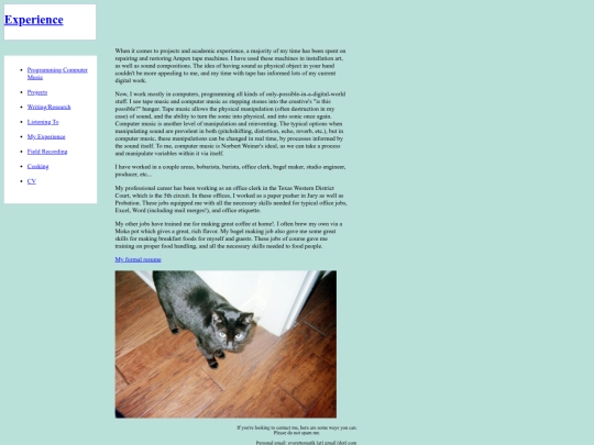 myexperience screenshot