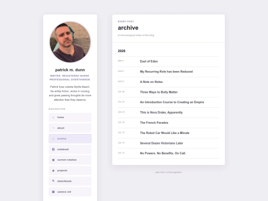 archive screenshot