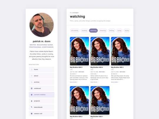 tracker/watching/page/2 screenshot