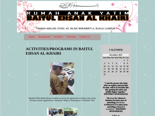 activities screenshot