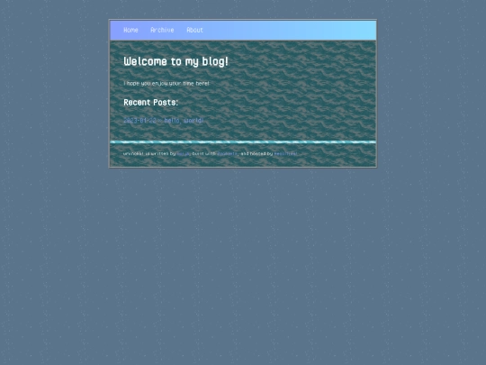 blog screenshot