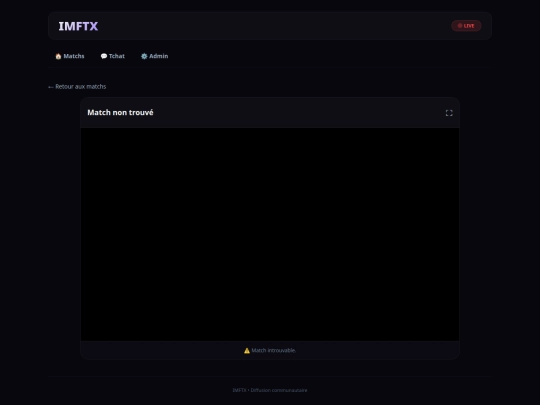 live screenshot