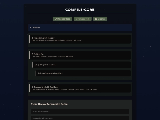 compilecore screenshot