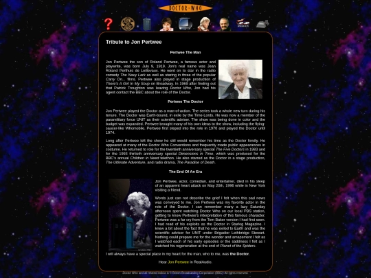 tribute screenshot