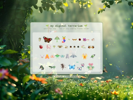 pages/terrarium screenshot