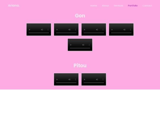 portfolio screenshot