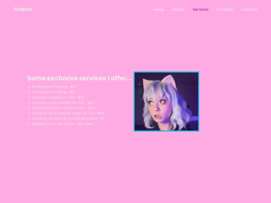 services screenshot