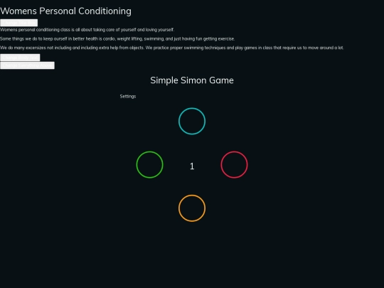 secondpage screenshot