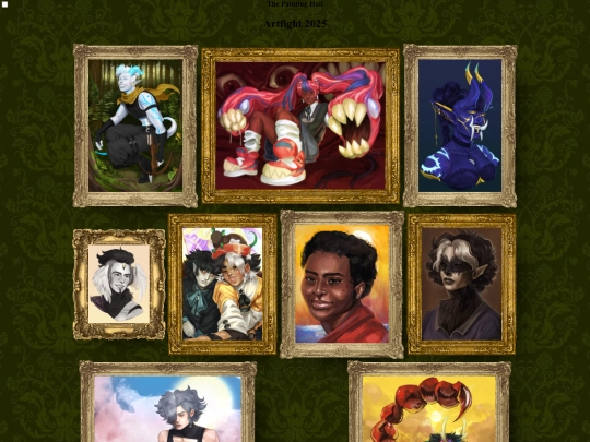 gallery/paintings screenshot