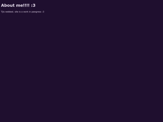 about-me screenshot