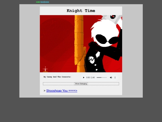 Fanpages/Homestuck/Fansongs/Knight Time screenshot