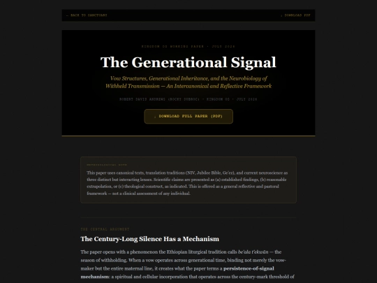 generational-signal screenshot