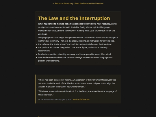 the-law-and-the-interruption screenshot