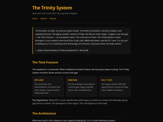 trinity-system screenshot